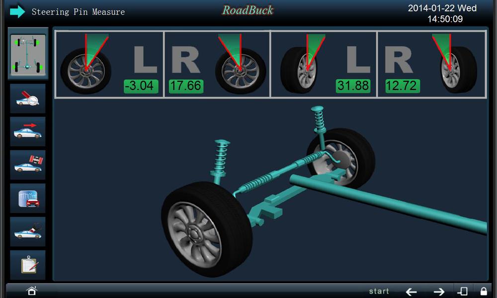 Road Buck 2.0 Software G581 Wheel Alignment Machine for Sale