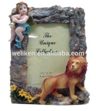 polystone cherub photo frame