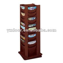 Wooden Rotating Literature Display