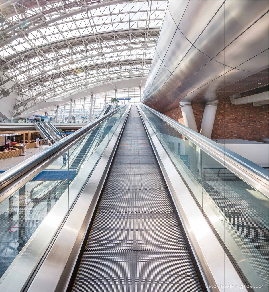 0 Grad Flat Moving Walkway Passagierförderer für Flughafen