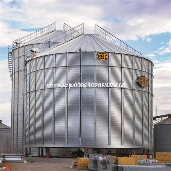 équipement de formage de rouleaux de panneau ondulé de silo en acier