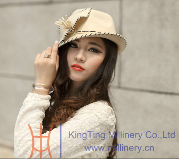 Import women hats wool for church young directly from factory