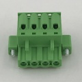 spring female pluggable terminal block with locking screws