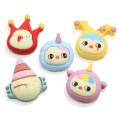 Kawaii Assorted of Cartoon Clown Resin Home Decor Flatback Miniature for Hair Tie Making