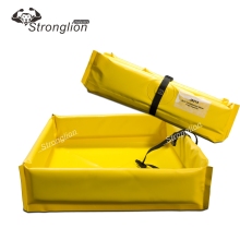 Portable and Collapsible Oil Spill Containment Berms