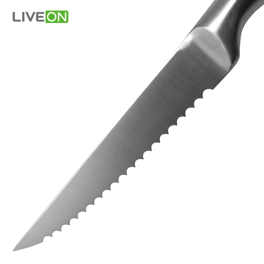 4pcs Hollow Handle Stainless Steel Steak Knife