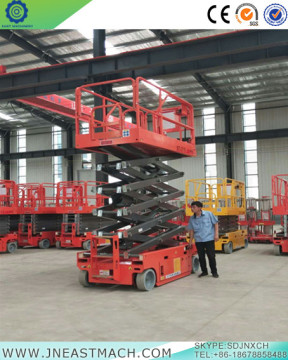 8m Hydraulic Self-propelled Battery Scissor Lift Platform