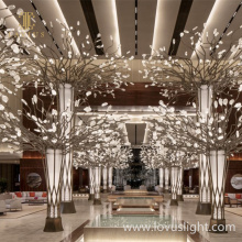 2022 creative chandelier tree shape chandelier hotel lobby reception hall chandelier