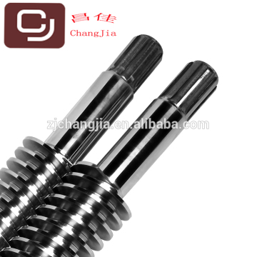 Conical Extruder Screw and Barrel
