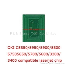 OKI toner cartridge chip