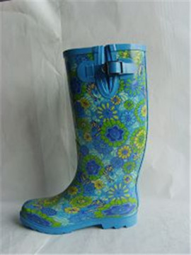 Ladies Fashion Rubber Rain Boot