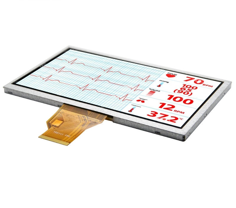 Factory Direct Sale High Brightness 7.0 Inch 800X480 RGB 50 Pin Display Screen Panel TFT LCD