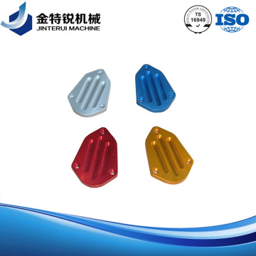 Anodized aluminum cast component