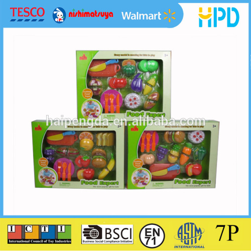 High quality Pretend Play fruit Set Cutting Kids Kitchen Toys