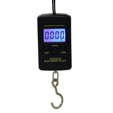 40kg x 10g Mini Digital Scale For Fishing Luggage Travel Weighting Steelyard Portable Electronic Hanging Hook Scale