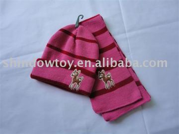hat and scarf set