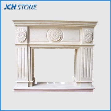European style hot sale embedded home marble decor fireplace heate