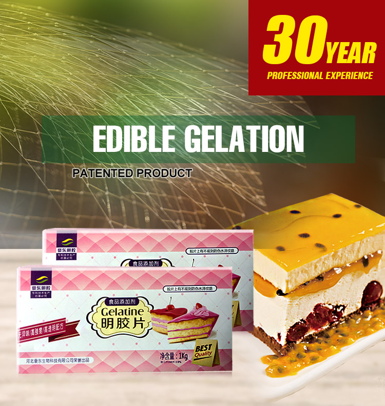 Organic Unflavored Edible Gelatin, High Quality Organic Unflavored