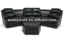 YR1210 Modern home furniture sofa, home theater recliner sofa, home cinema 4 seat sofa