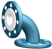 PTFE Lining Elbow, PTFE Lining Tee, PTFE Lining Pipe