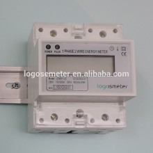 4 modular din-rail LCD display static energy meter,power meter with CE,ISO cert