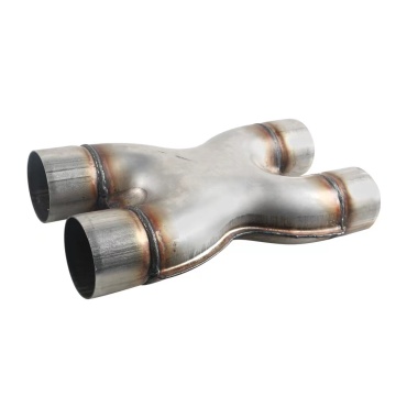 Polished Exhaust X Pipe for Automotive Aftermarket