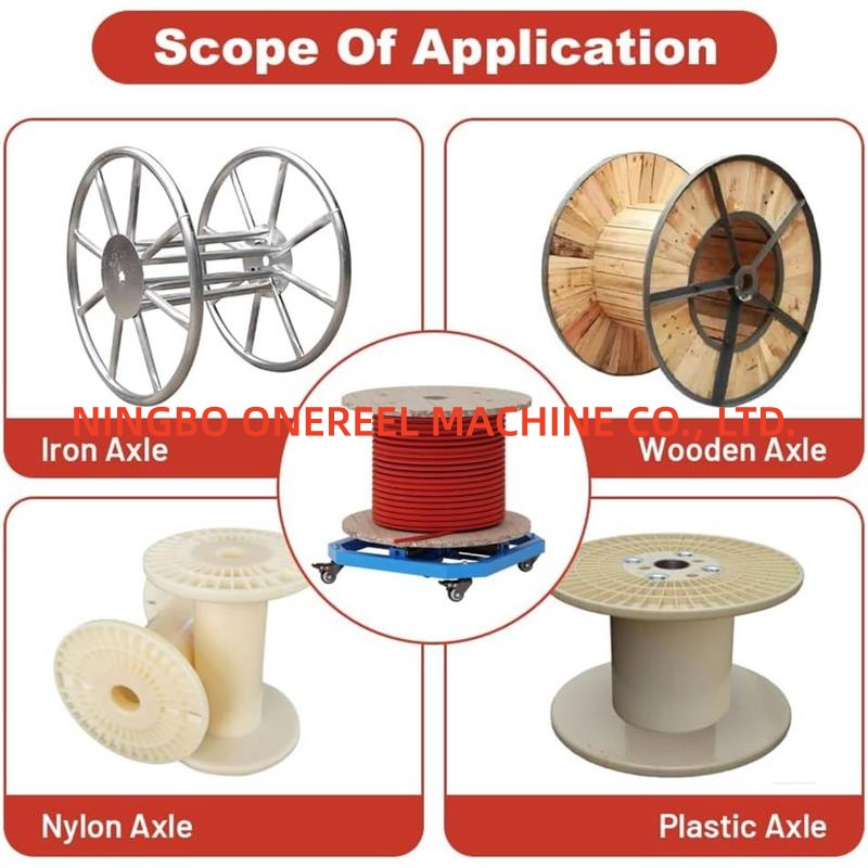Lockable Wheels Wire Spool Rack (3) Lockable Wheels Wire Spool Rack (3)