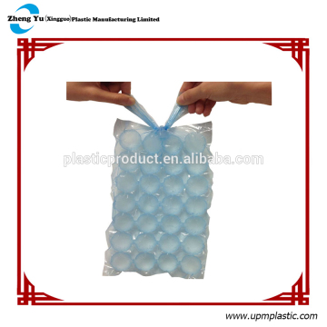 Disposable ice freezer plastic bag