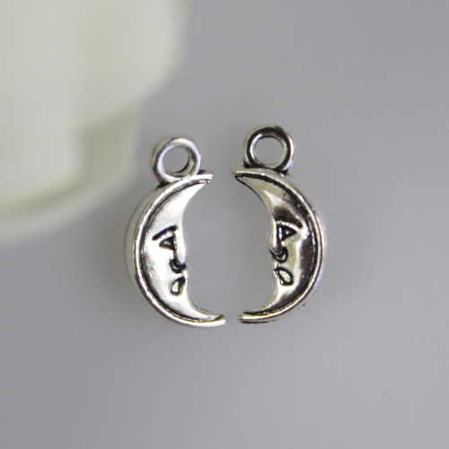 Wholesale Alloy Moon Face Charms For Earring Bracelet Necklace Pendant DIY Jewelry Findings