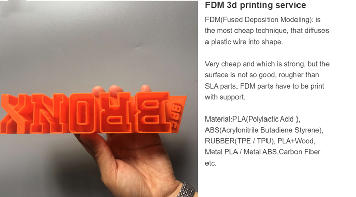 FDM 3d printing service