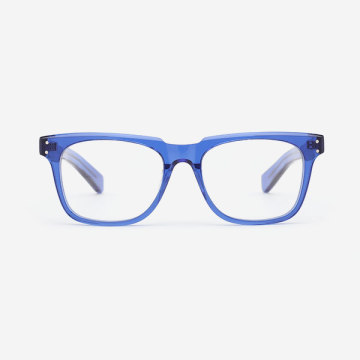 Rectangular Bevel Acetate Men's Optical Frames