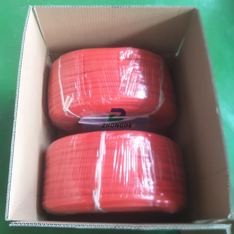 Factory manufacturing polyurethane rubber strip red/white wiper lip