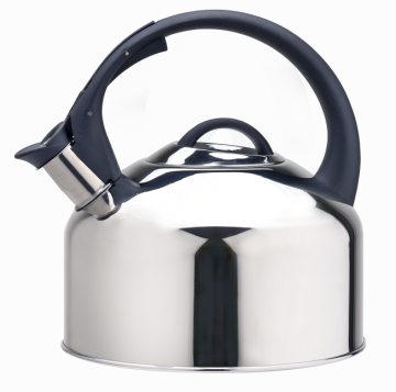 Jumbo stovetop tea kettle with whistling spout