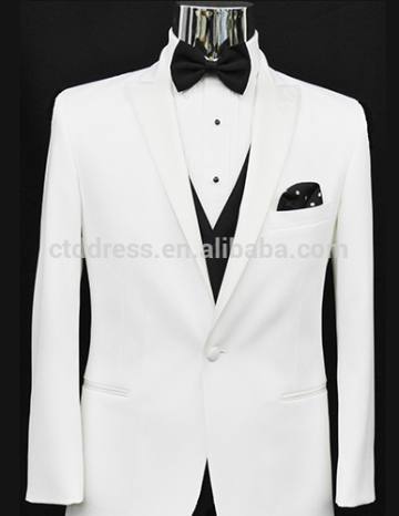 2014 classic white custom tailored suits&mens tuxedo suits&tuxedo suits for men