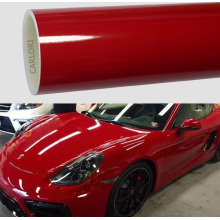 Crystal Gloss Papriaat Red Car Wrap Vinyl