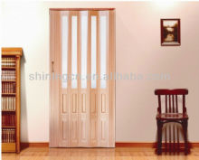 indoor PVC folding door, pvc toilet door,pvc interior folding door,toilet pvc door design