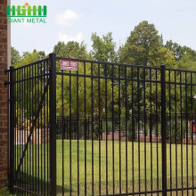 China Factory Wrought Iron Fence zinc steel grille fencing for sale