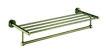 Brass plated bathroom shelf for shower room 72615-4