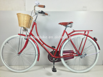 Retro foot brake city bicycle 28"/nexus 3speed dutch bike shining color from China