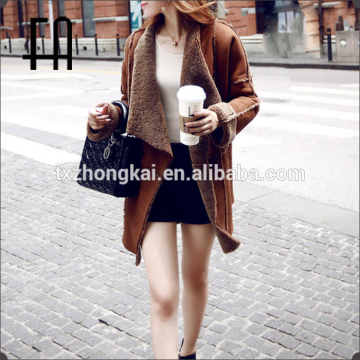 Factory direct wholesale pirce merino sheep double face fur jacket /double face leather jacket