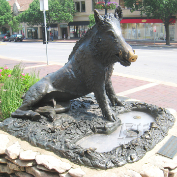 Outdoor Decoration Animal Sculpture Wild Boar Statue