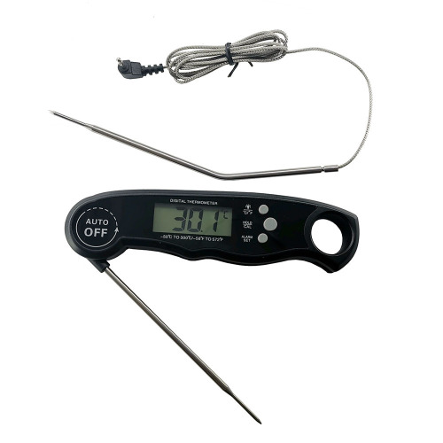 Digital Kitchen Cooking Thermometer with Stainless Steel Probe