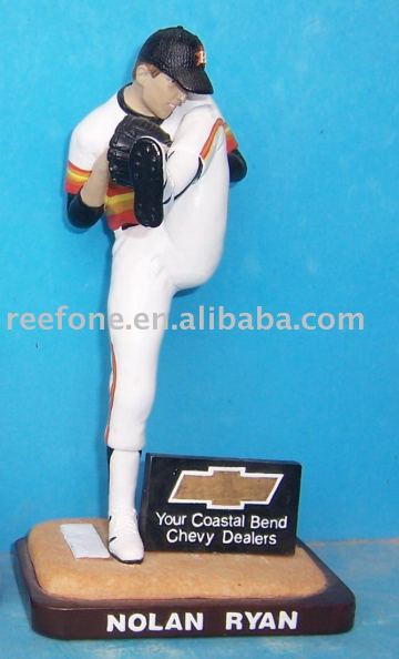 polyresin baseball action figurine action figure