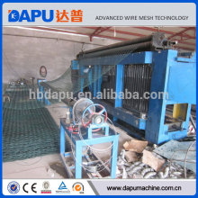 hexagonal stone cage wire mesh machine