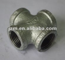 Electric Galvanized Malleable Iron Pipe Fitting, Cross