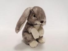 Grey Plush Rabbit super soft