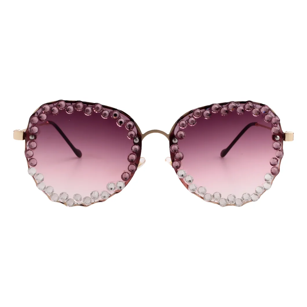 2020 Frameless Diamond Sunglasses
