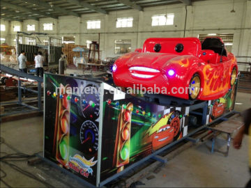 Mqueen &mini car kiddie ride game machine
