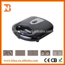700W Non-Stick 2 Slice Snack Maker