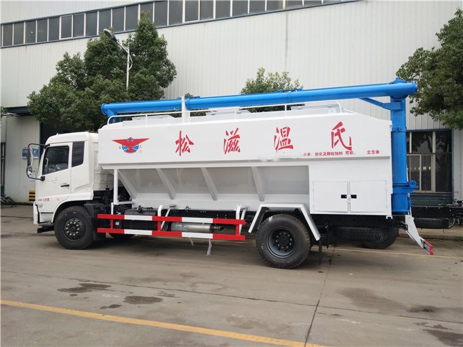 10m3 Dongfeng ciyar da sufuri tank